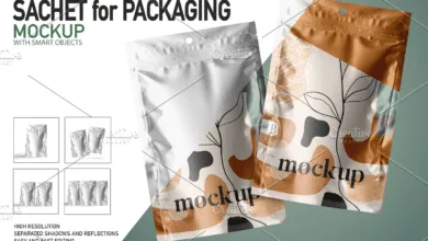 CreativeMarket - SACHET Mockups 6451335