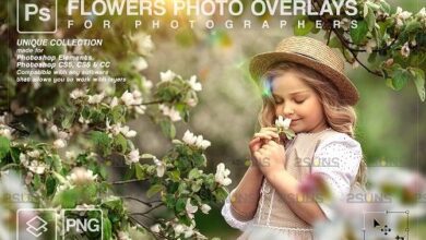 تراكب الزهرة ، تراكب الفوتوشوب ، Flower overlay , Photoshop overlay, Flower overlays - 1447820