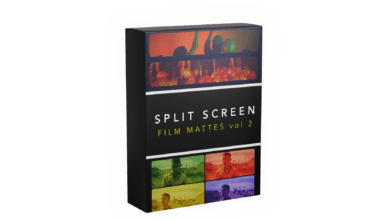 Tropic Colour - SPLIT SCREEN FILM MATTES Vol. 2