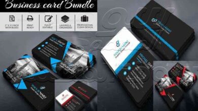 حزمة بطاقات العمل (6 في 1) Business Card Bundle (6 In 1) 20529518