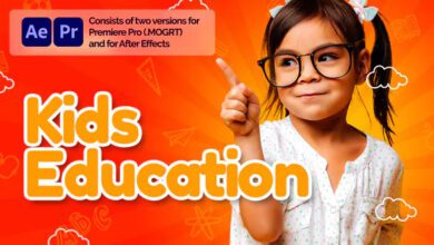 Videohive - Children Study Youtube Blog Opener