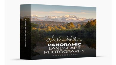 Willliam Patino - Panoramic Landscape Photography Masterclass نظرة تعليمية كاملة خطوة بخطوة في عملية صنع الصورة سعر الكورس 97 دولار حمله مجانا