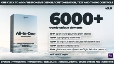 Videohive 6000+ Graphics Pack V5.6 24321544