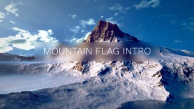 Videohive - Mountain Flag Intro 33797074