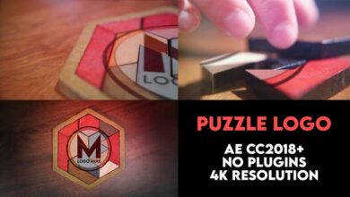 Videohive - Puzzle Logo Intro 34019278