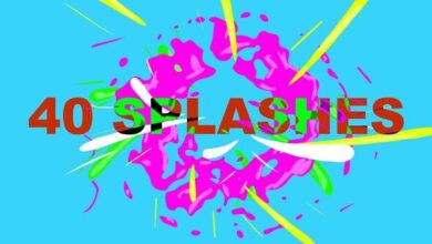 Videohive - 40 Animated Splashes 33913094