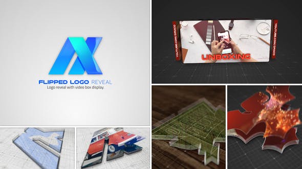 Videohive - Flipped Logo Reveal - 27701866
