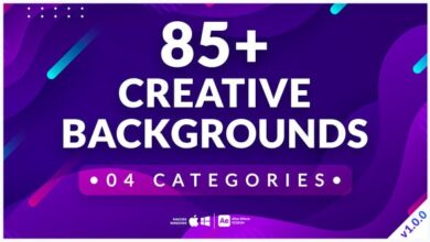 85+ خلفيات إبداعية Videohive - 85+ Creative Backgrounds - 33697228