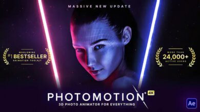 Videohive - Photomotion - 3D Photo Animator (6 in 1) V10.4 - 13922688 الحزمة كاملة حصريا