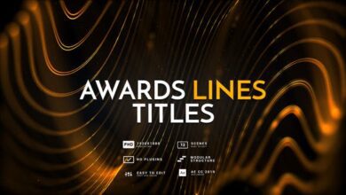 videohive - Awards Lines Titles - 26786332