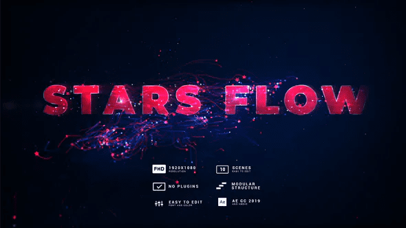 Videohive - Stars Flow Event Titles - 32928781