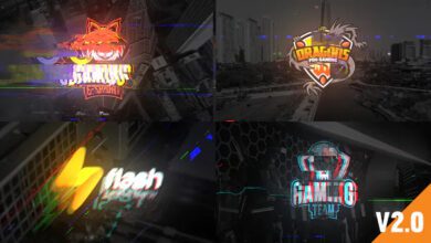 Videohive - Glitch Logo Title - Project & Script for After Effects