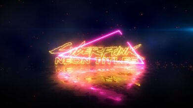 Videohive - Cyberpunk Neon Titles 33202454