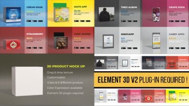 Videohive - 3D Product Mockups 21189126