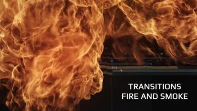 تنقلات النار والدخان Videohive - Transitions - Fire And Smoke 33753468