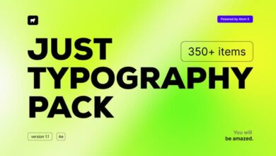 Videohive - Just Typography Pack V2 - 33130966