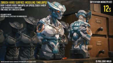 ArtStation - ZBRUSH HARD SURFACE MODELING TIMELAPSE