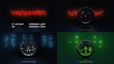 Videohive - Burnout Tire 33670186