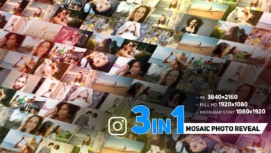 Videohive - Modern Mosaic Photo Reveal - 33909099