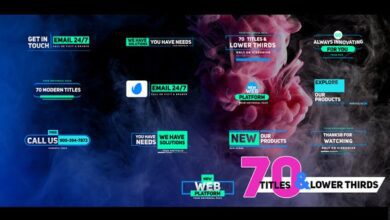 Videohive - Modern Titles and Lower Thirds Pack - 33850379