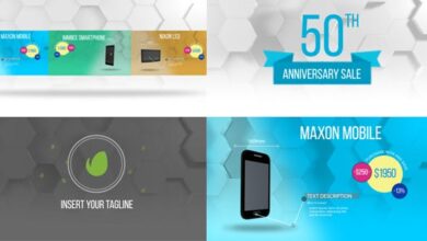 Videohive - Product Promo Colorful Hexagon Style - 20625089