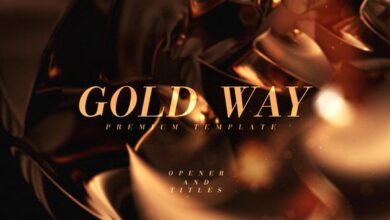 Videohive - Gold Way - 33907333