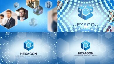 Videohive - Hexagon Logo Intro 33776670