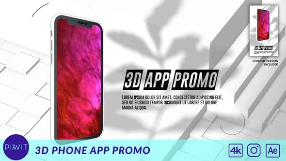 Videohive - 3D Phone App Promo 31403878