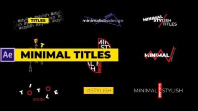 Videohive - Minimal Titles 33987935