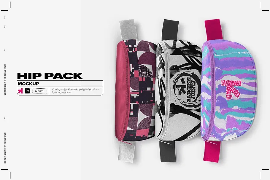 CreativeMarket - Hip Pack Mockup 6177316