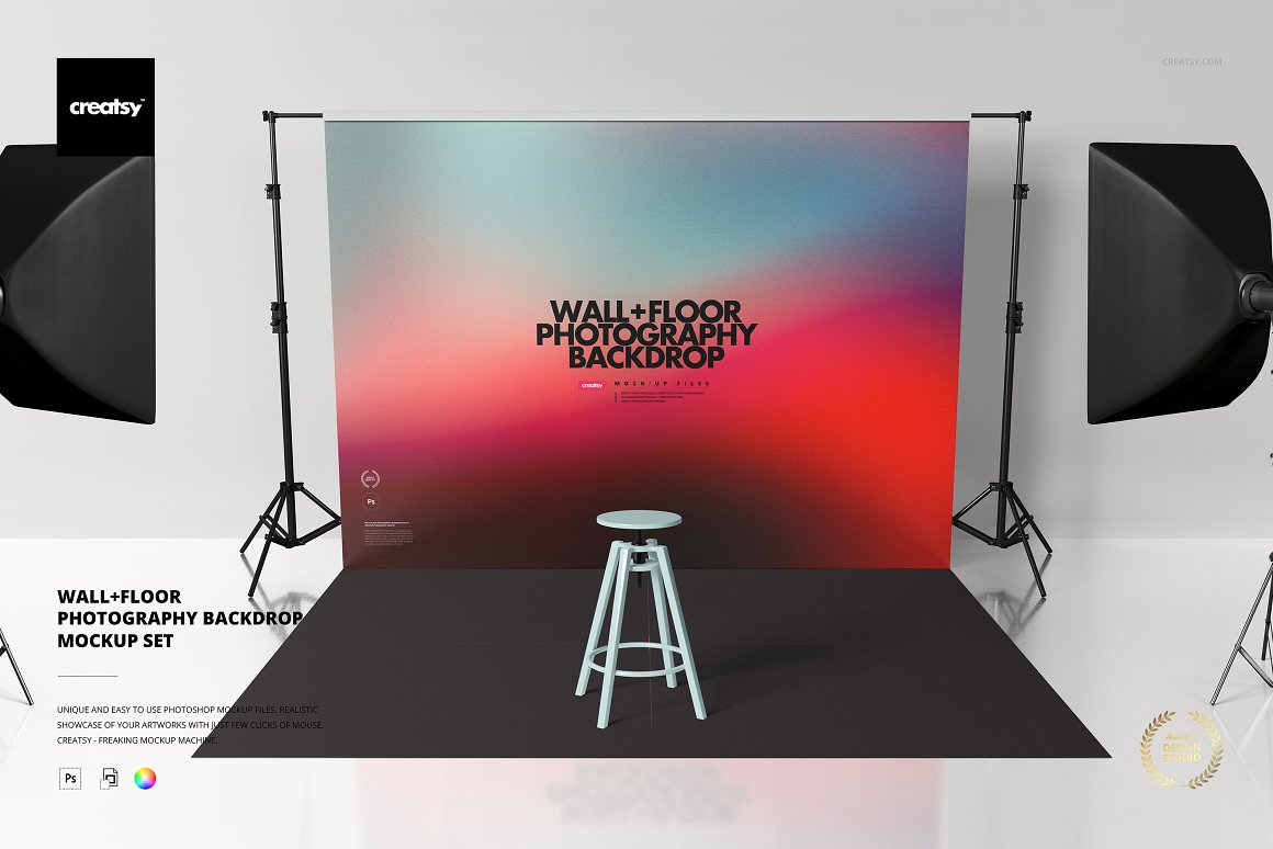 CreativeMarket - Photography Backdrop Mockup Set 6451800
