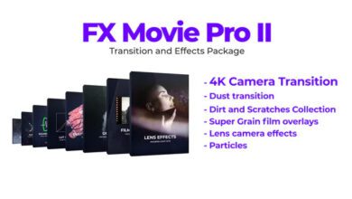 الحزمة كاملة للبريمير والافترافكت Videohive - FX Movie Pro 2 Transition and Effects Package - 3405274