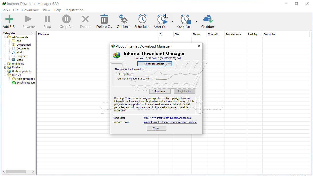 اصدار جديد كامل+نسخة مفعلة+نسخة محمولة Internet Download Manager v6.39 Build 3