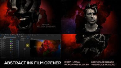 Videohive - Abstract Ink Film Opener 23202914