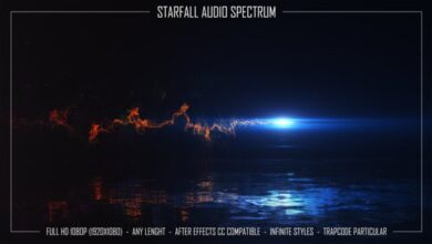 Videohive - Starfall Audio Spectrum 34061303