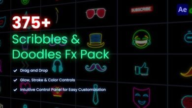 Videohive - Scribbles & Doodles FX Pack for After Effects 25514091