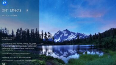 اصدار جديد كامل ON1 Effects 2022 v16.0.1.11291 Multilingual