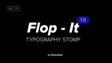 بريمير+افترافكت || Videohive - Flop It - Typography - Premiere Pro - 34117838