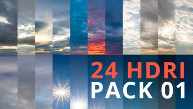 REAL LIGHT 24 HDRI PRO PACK 01 16K