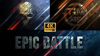 Videohive - Epic Battle Logo 4K - 33867321