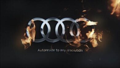 Videohive - Luxury Fire Chrome Logo 34255883