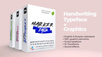 الحزمة كاملة Videohive - Animated Font - 24381692
