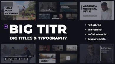 Videohive - BIG TITR | Big Titles & Typography - 33449291