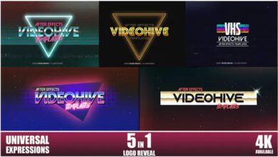 Videohive - 80's Logo Reveal v2 - 29014584 - Project for After Effects