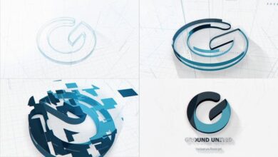 Videohive - Build A Logo | Technical Drawings 34340754