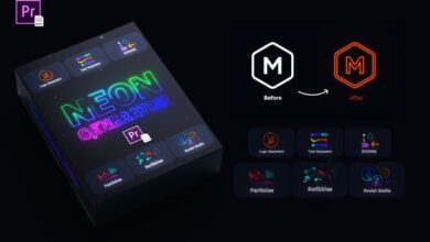 بريمير || Videohive - Neon Generator Toolkit | MOGRTs - 34271591