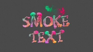 Videohive - Smoke Text Typography - 23817596 - Project for After Effects