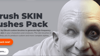 Brush SKIN Brushes Pack (human) - ZbrushGuides