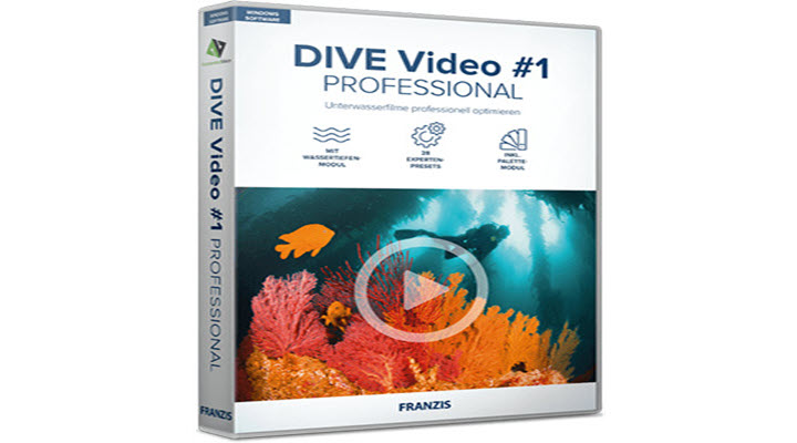 جديد Franzis DIVE Video #1 Professional V1.16.03607 64 Bit