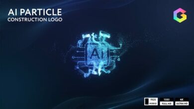 Videohive - AI Particle Construction Logo Reveal 34215789